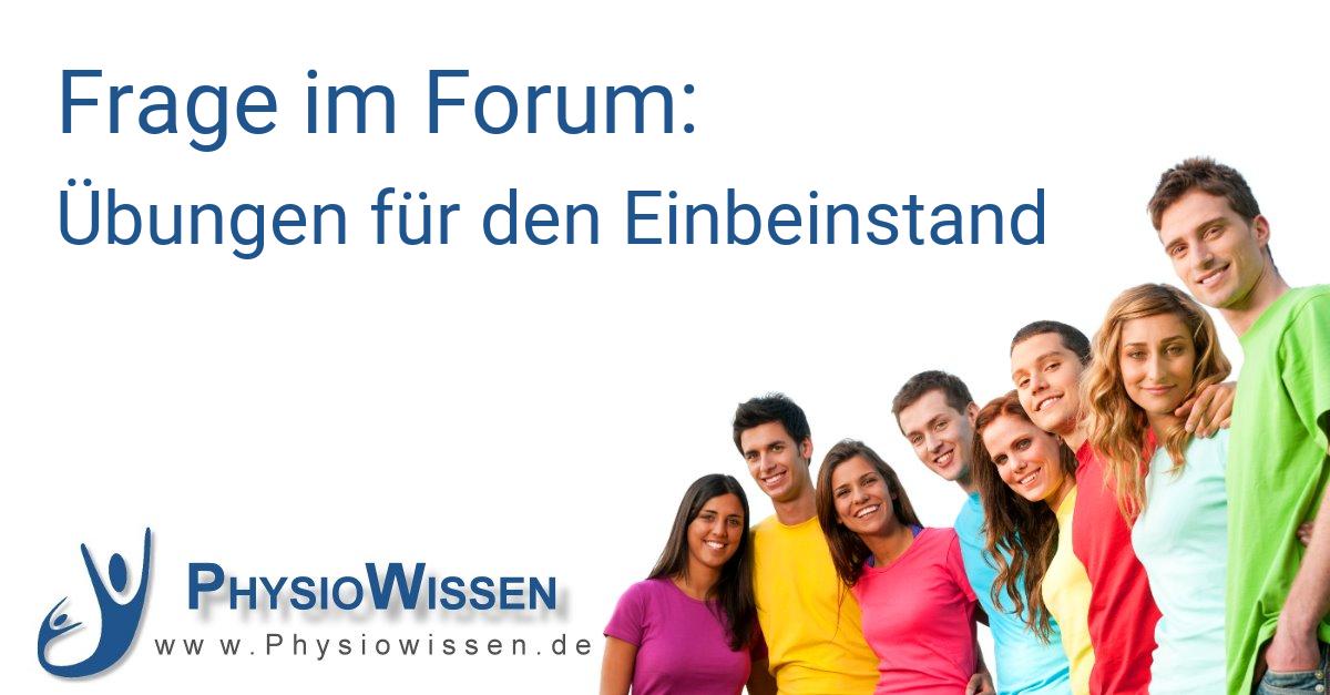 übungen Für Konjunktiv 1 Und 2 Übungen für den Einbeinstand - Patientenforum - Physiowissen.de