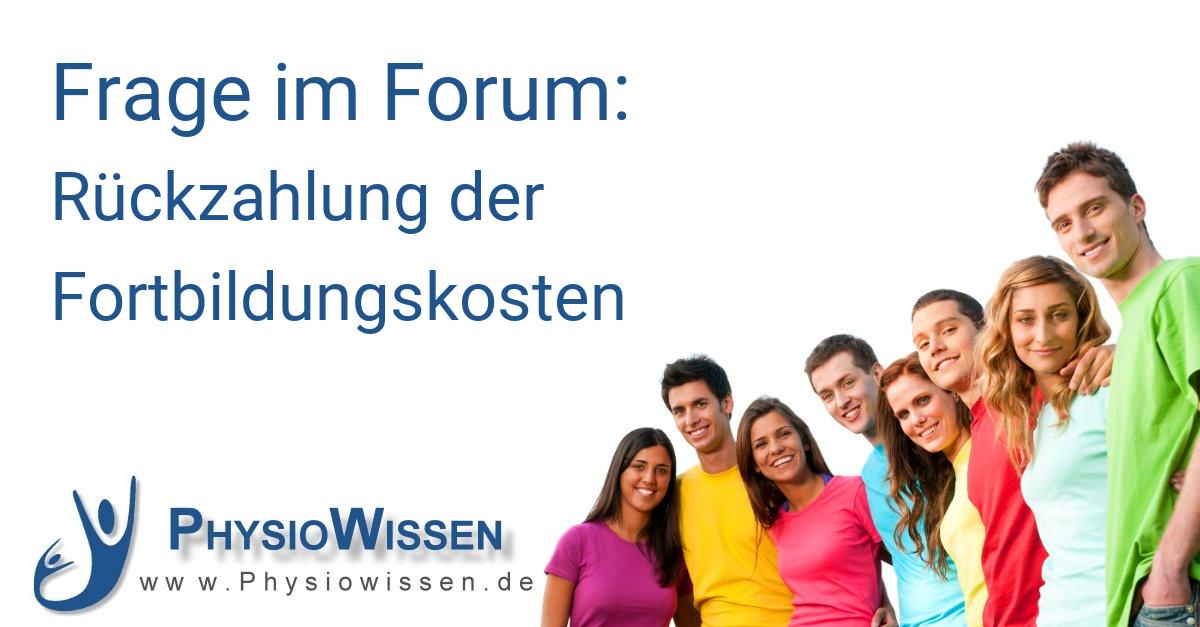 Rückzahlung der Fortbildungskosten - Berufsleben - Physiowissen.de ...