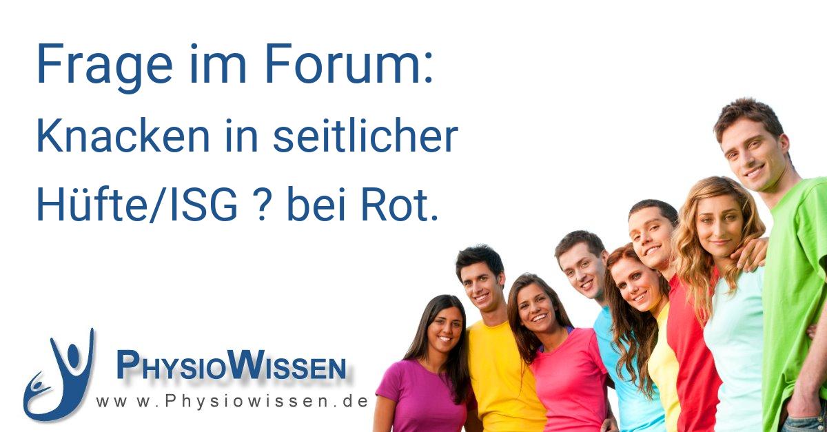 Knacken in seitlicher Hüfte/ISG ? bei Rot. Behandlung in der Physiotherapie Physiowissen.de