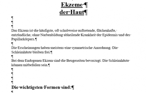 Mehr Informationen zu "Ekzeme"