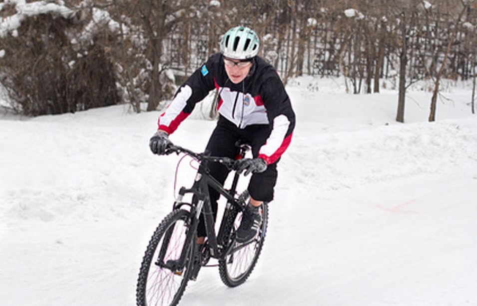 Mehr Informationen zu "Fahrradfahren im Winter"