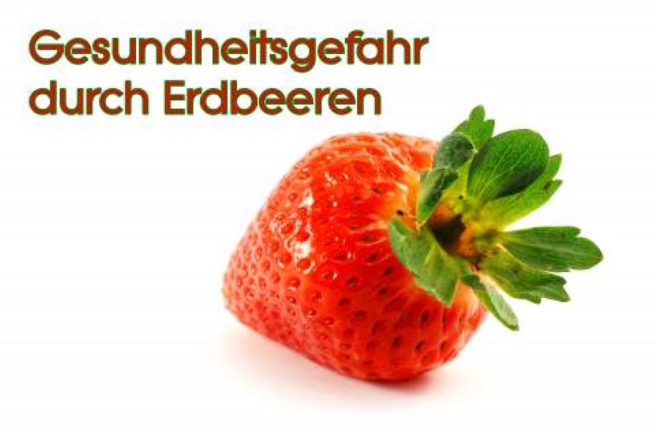 Mehr Informationen zu "Erdbeeren - Gefahr für die Gesundheit?"